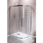 Claritas 8 Offset Quadrant Enclosure 1000 x 800mm - 8mm Glass
