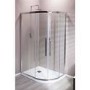 Claritas 8mm Glass Offset Quadrant Shower Enclosure - 900 x 760mm