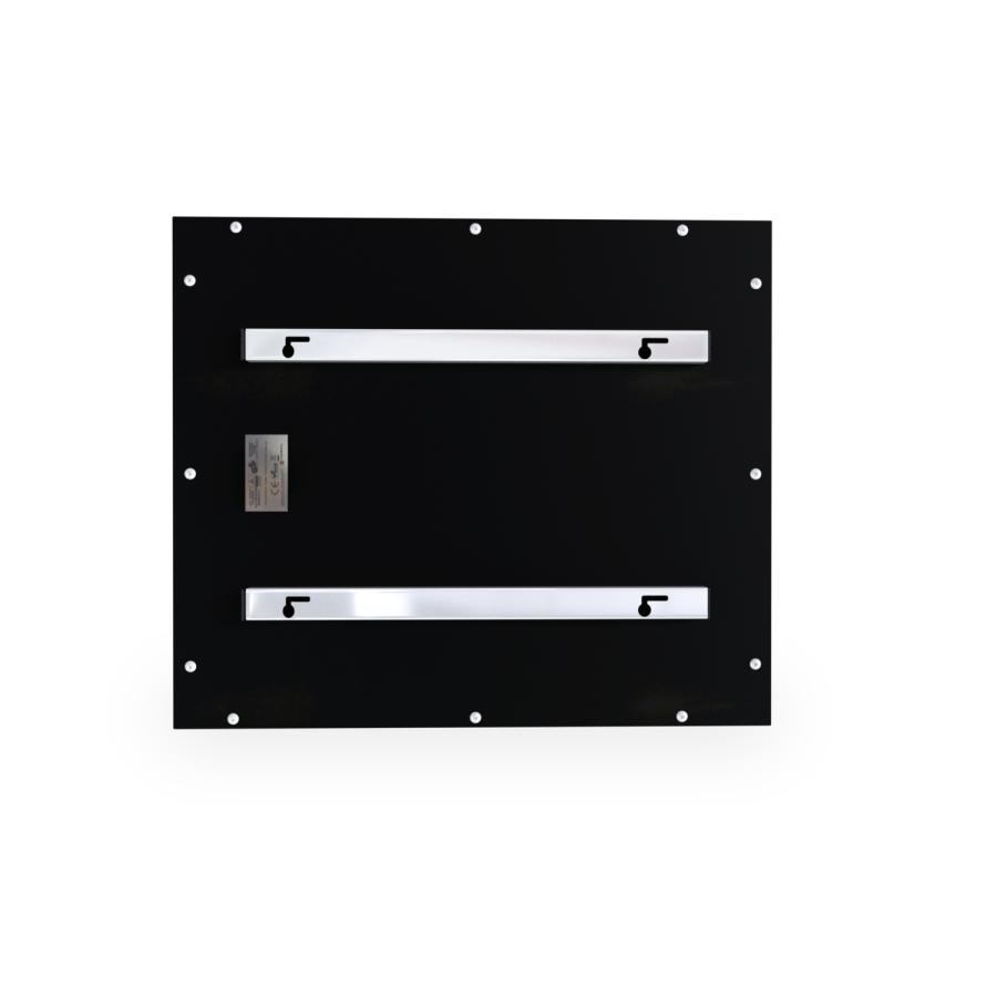 Far Infrared Heater Black Panel Aluminium 500W - 595 x 795mm