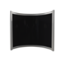 Far Infrared Heater Black Curved Panel Aluminium 400W - 550 x 500mm