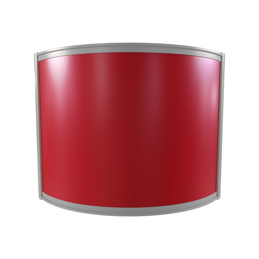 Far Infrared Heater Black Curved Panel Aluminium 400W - 550 x 500mm