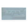 Far Infrared HeaterWhite Glass Panel 900W - 550 x 1100mm