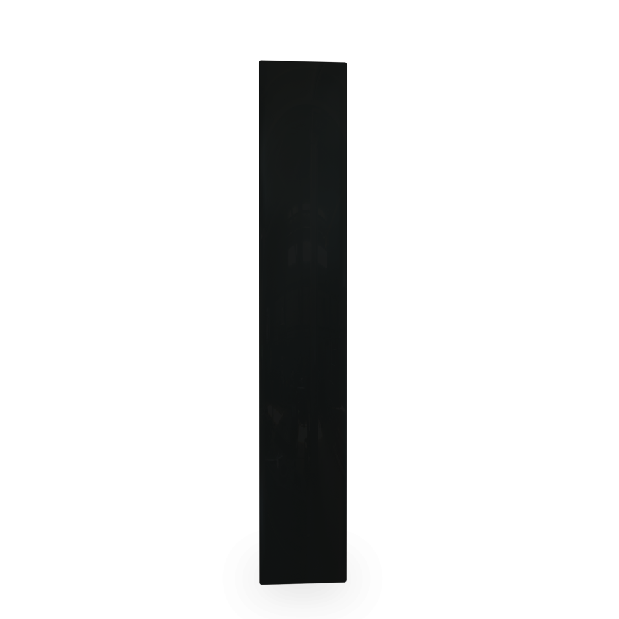 Far Infrared Heater Slim Black Glass Panel 600W - 300 x 1800mm