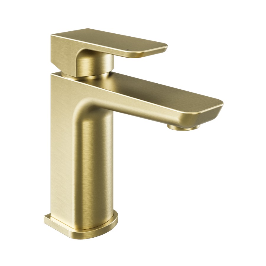 GRADE A1 - Brushed Brass Mono Basin Mixer - Zana