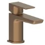 Brushed Bronze Cloakroom Mono Basin Mixer Tap - Zana