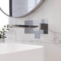 Chrome Wall Mounted Basin Tap - Zana Chrome Wall Mounted Basin Tap - Zana