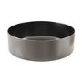 Stainless Steel Gunmetal Round Countertop Basin 400mm - Zorah