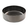 Stainless Steel Gunmetal Round Countertop Basin 400mm - Zorah