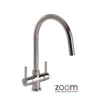 Zoom ZP1017 Emporia Twin Lever Monobloc Chrome Tap