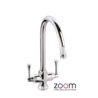 Zoom ZP1032 Gosford Twin lever Monobloc Chrome Tap