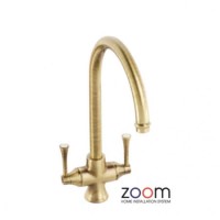 Zoom ZP1034 Gosford Twin Lever Monobloc Antique Bronze Tap