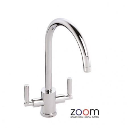 Zoom ZP1044 Atlas Twin Lever Monobloc Chrome Tap