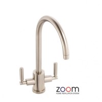 Zoom ZP1045 Atlas Twin Lever Monobloc Brushed Nickel Tap