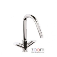 Zoom ZP1056 Pixie Twin Lever Monobloc Chrome Tap