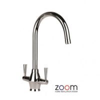 Zoom ZP1059 Astral Twin Lever Monobloc Chrome Tap