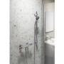 Round Shower with Thermostatic Valve & Slide Rail Kit