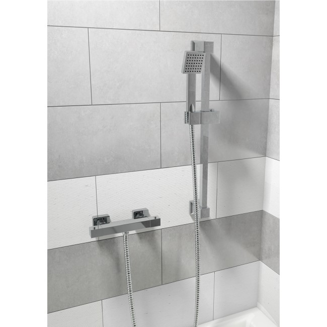 Thermostatic Shower with Thermostatic Valve & Slide Rail Kit