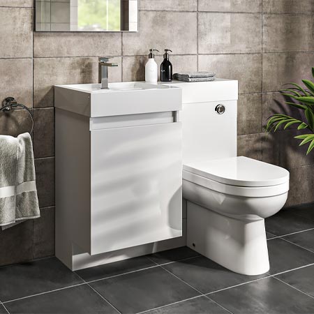 Toilet and sink units