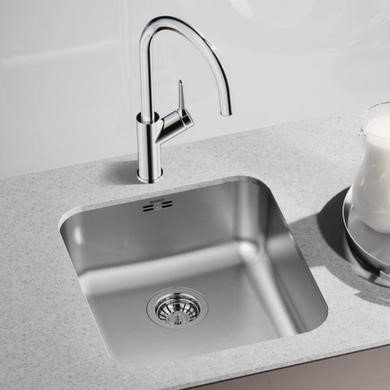ONLY OPENED Single Bowl Undermount Chrome Stainless Steel Kitchen Sink Supra 450 U