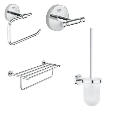 BauCosmopolitan 4 Piece Bathroom Accessory Set