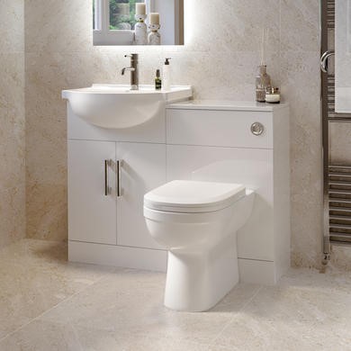 1060mm Toilet Sink Unit Round Toilet