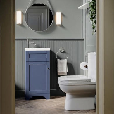 Close Coupled Toilet Basin Vanity Unit Cloakroom Suite