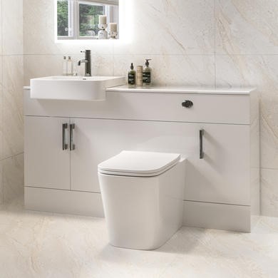 1500mm Toilet Sink Unit Storage Unit Square Toilet