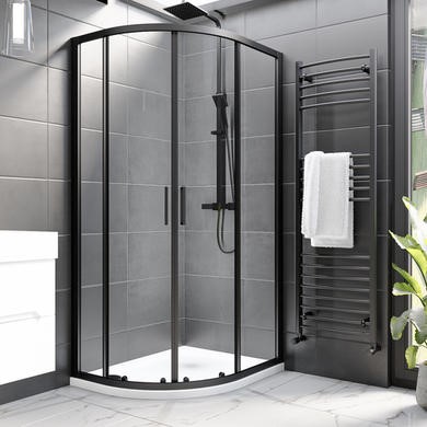 1000x800mm 8mm Glass Offset Quadrant Shower Enclosure