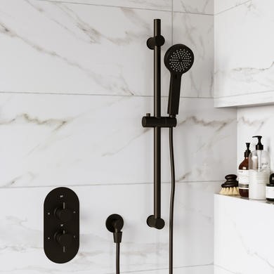 1 Outlet Thermostatic Mixer Shower Set Hand Shower