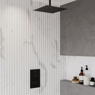 1 Outlet Ceiling Mounted Thermostatic Mixer Shower Set