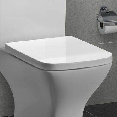 ONLY OPENED Soft Close Toilet Seat Wrap around Design Top Fixing Range