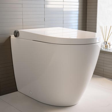 GRADE A1 Back to Wall Bidet Combo Built Dryer & Spray Purificare