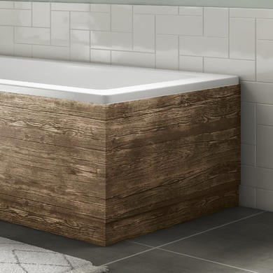 700mm Wooden Wood Effect Bath End Panel