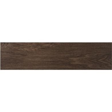 Dark Glazed Wood Effect Floor Tile 150 x 600mm
