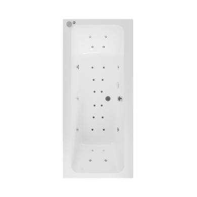 Double Ended Whirlpool Spa Bath 14 Whirlpool & 12 Airspa Jets 1800 x 800mm