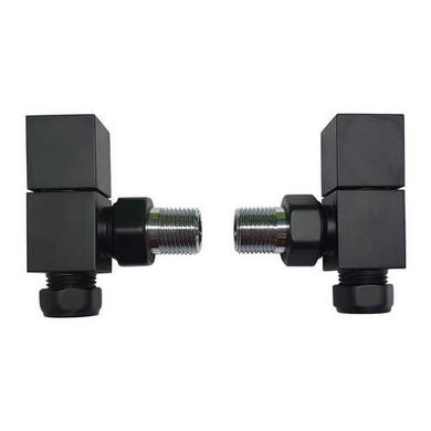 Matt Square Angled Radiator Valves