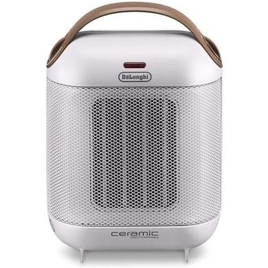 DeLonghi 1.8kW Capsule Ceramic Fan Heater White with 3 years