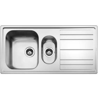 LER150 1.5 Bowl Single Drainer Reversible Inset Sink Stainless Steel