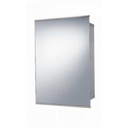 Stainless Steel Sliding Door Mirrored Cabinet 500 H 340 W