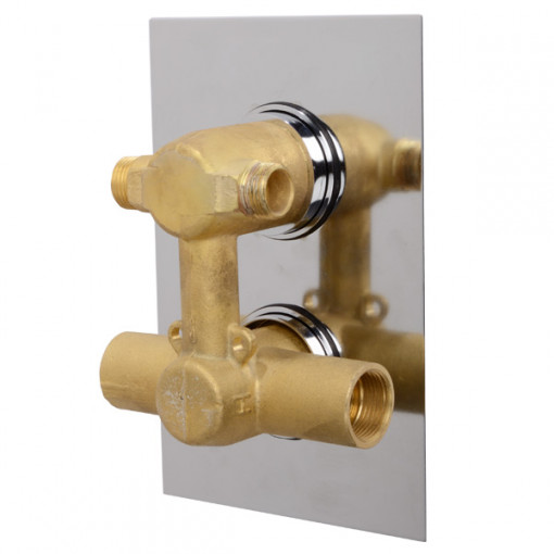 EcoCube Concealed Dual Control Shower Valve with Diverter