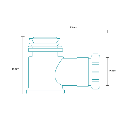 Dedicated 50mm Shower Tray Waste & Trap