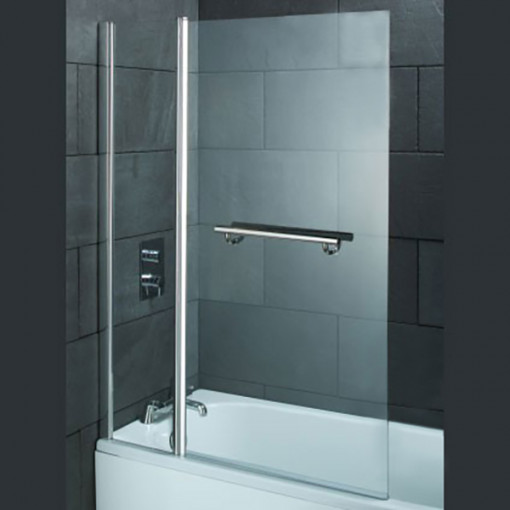 Straight Top Hinged Double Straight Bath Shower Screen
