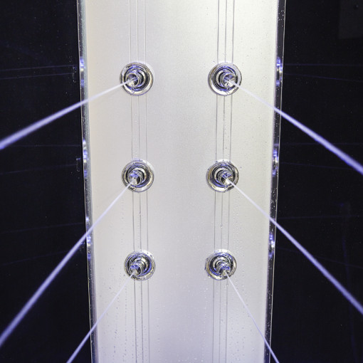 900 Quadrant Steam Shower Cabin with 6 Body Jets