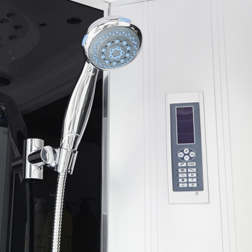 900 Quadrant Steam Shower Cabin with 6 Body Jets