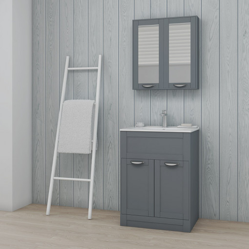 Nottingham 600 Grey Combination Unit With Park Royal Back