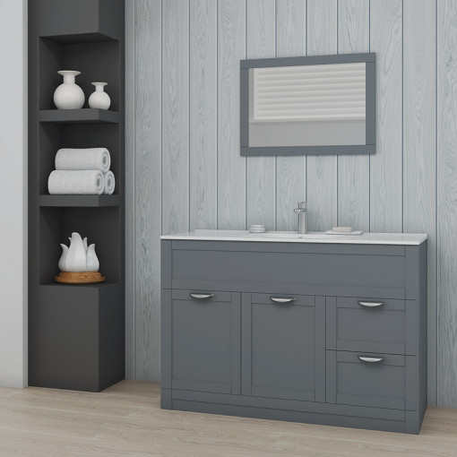 Nottingham Grey Framed Mirror