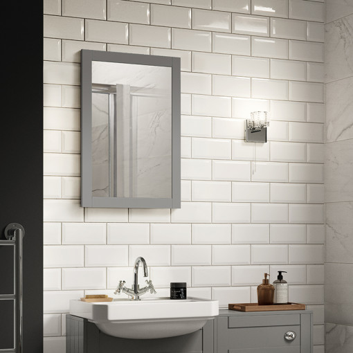 Nottingham Grey Framed Mirror