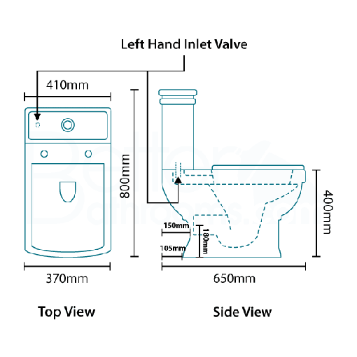 Line Toilet and Seat