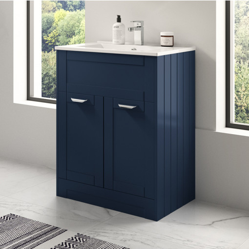 Nottingham Indigo Blue 600 Vanity Unit