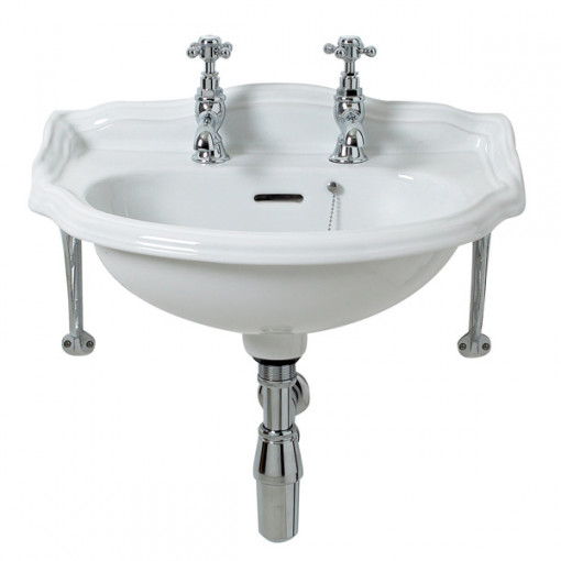 Belfast 2 Tap Hole Wall Mounted Cloakroom Basin